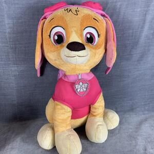 Paw Patrol Skye Plush Nickelodeon Stuffed Girl Puppy Pink Sky 15” Dog Plushie